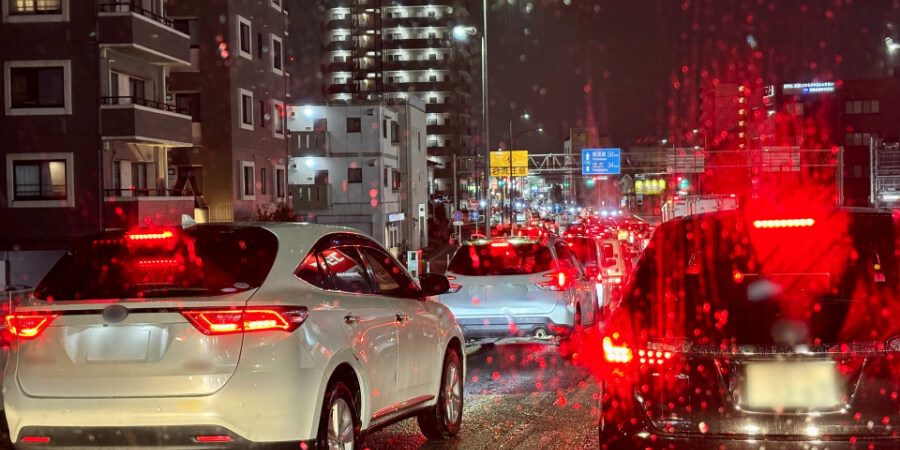 雨の日の運転